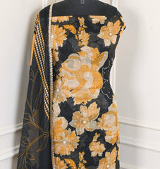 Burberry Black Unstitched Suit