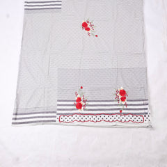 Muslin Grey Unstitched Suit