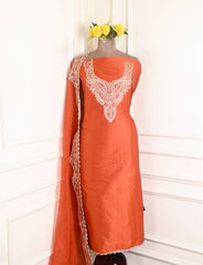 Gavadin Rust Unstitched Suit