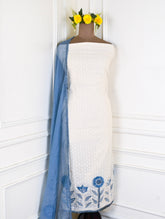 Mul Cotton Off-White Unstitched Suit