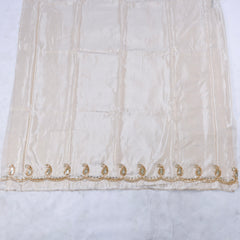 Shimmer Beige Unstitched Suit