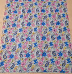 Georgette Blue Unstitched Suit
