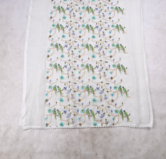 Kota Doria White Unstitched Suit