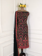 Crepe Black Unstitched Suit