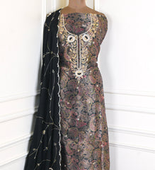Crush Black Unstitched Suit