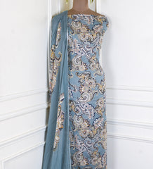 Tista Chinon Blue Unstitched Suit