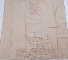 Linen Off-white Unstitched Suit