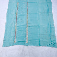 Shimmer Ferozi Unstitched Suit