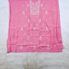 Mul Cotton pink Unstitched Suit