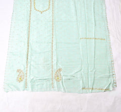Rose Silk Mint Green Unstitched Suit