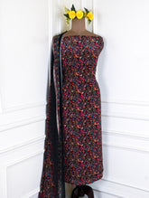 Crepe Brown Unstitched Suit