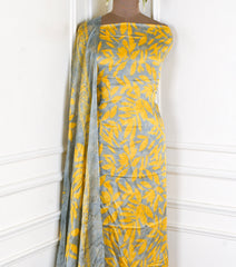 Chinon Yellow Unstitched Suit