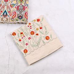 Cotton multicolor Unstitched Suit