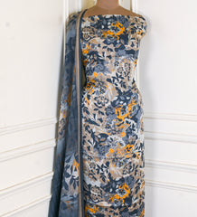 Chinon Silver Unstitched Suit