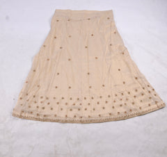 Tissue Ivory Unstitched Lehenga Suit