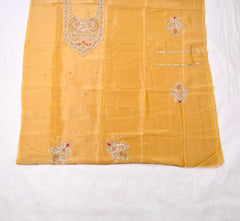 Shimmer Yellow Unstitched Suit