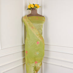 Shimmer Parrot Unstitched Suit
