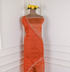 Crush Orange Unstitched Suit