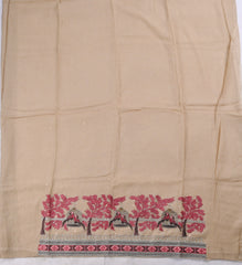 Mul Cotton Beige Unstitched Suit