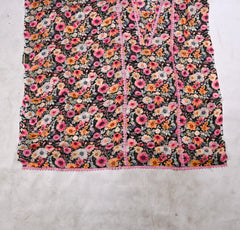 Twill Cotton pink Unstitched Suit