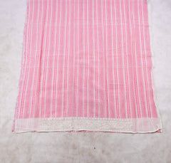 Chanderi Silk Pink Unstitched Suit