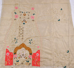 Shimmer Golden Unstitched Suit