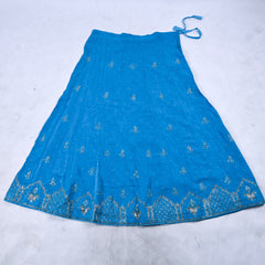 Crepe Ferozi Peplum Lehenga Suit