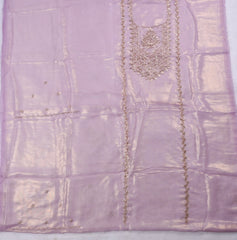 Sasha Silk Lavender Unstitched Suit