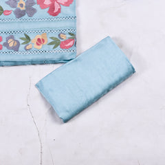 Organza Ferozi Unstitched Suit