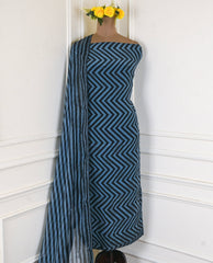Crepe Blue Unstitched Suit