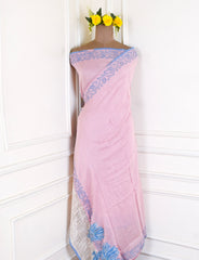 Mul Cotton Pink Unstitched Suit