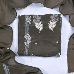 Crepe Grey Unstitched Suit