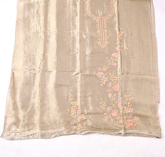 Giraffe Shimmer Light Grey Unstitched Suit