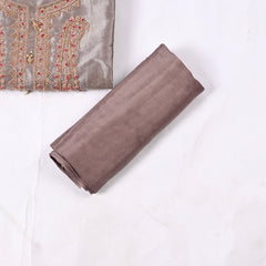 Giraffe Silk Grey Unstitched Suit