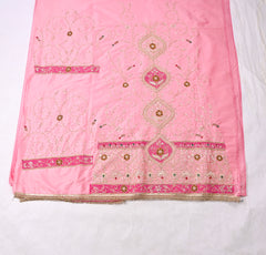Gavadin Baby Pink Unstitched Suit
