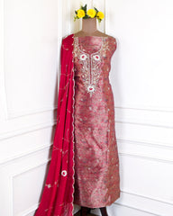 Crush Red Unstitched Suit