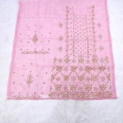 Glass Pink Unstitched Suit