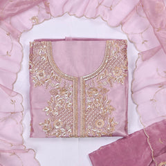 Glass Purple Unstitched Suit