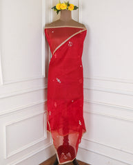 Glass Red Unstitched Suit