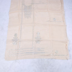Crepe Off-White Unstitched Suit