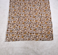 Mul Cotton Beige Unstitched Suit