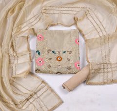 Shimmer Golden Unstitched Suit