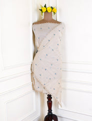 Mul Cotton Beige Unstitched Suit