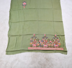 Mul Cotton Sea Green Unstitched Suit