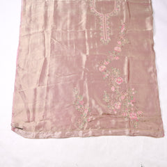 Giraffe Shimmer Mauve Unstitched Suit