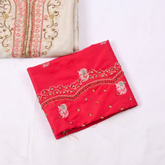 Shimmer Red Unstitched Suit