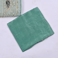 Shimmer Sea Green Unstitched Suit