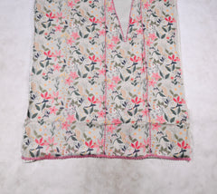 Muslin Steel Grey Unstitched Suit