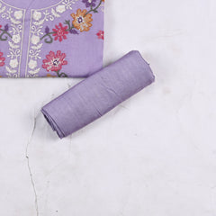 Mul Cotton Lavender Unstitched Suit