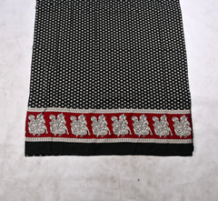 Pure Cotton Black Unstitched Suit